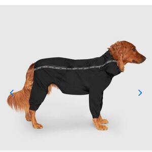 Canada Pooch The Slush Suit Black Dog Raincoat - size 22